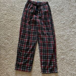 Chaps brand Red and Grey Plaid Pattern Pajama Pants
